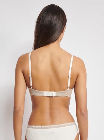 Sloggi Bügelloser BH in Grau/ Creme