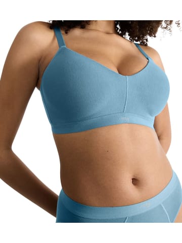 Sloggi Biustonosz "Ever Ease" w kolorze błękitnym