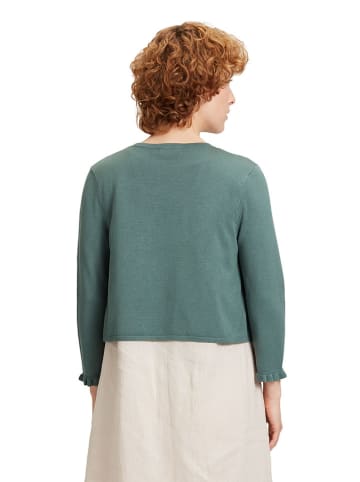 CARTOON Kardigan w kolorze zielonym