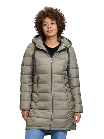 CARTOON Płaszcz pikowany w kolorze zielonym