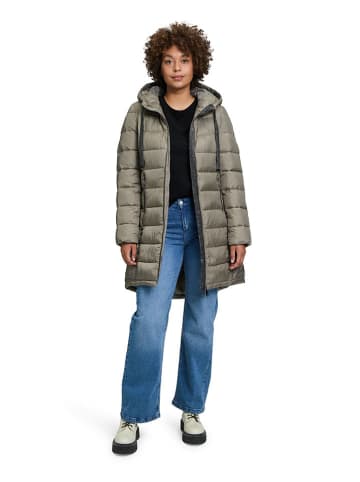 CARTOON Płaszcz pikowany w kolorze zielonym