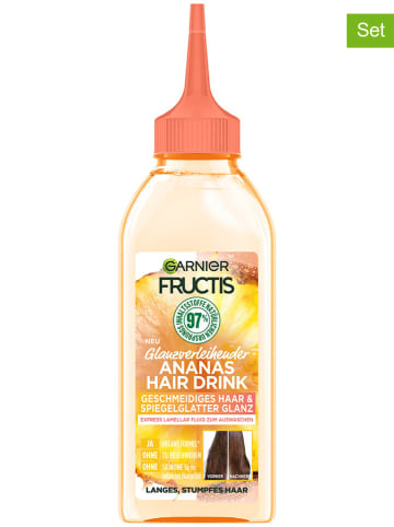 Garnier Odżywki w płynie (3 szt.) "Fructis Hair Drink Ananas"- po 200 ml