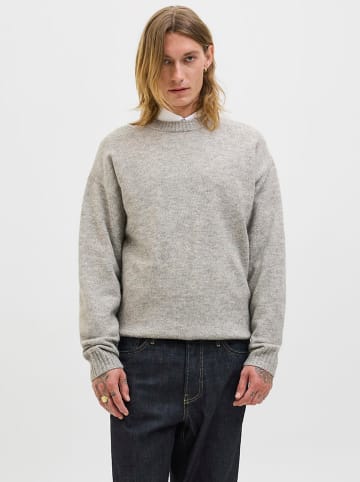 Jack & Jones Sweter w kolorze szarym