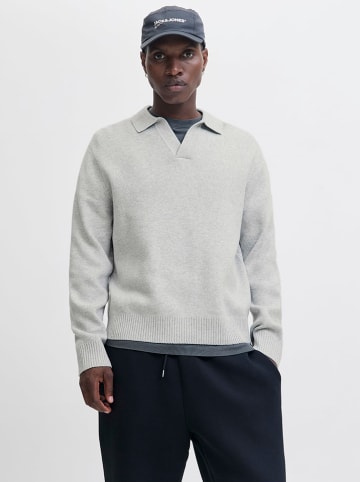 Jack & Jones Sweter w kolorze jasnoszarym
