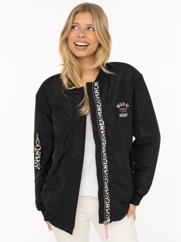 Zwillingsherz Blouson "Wild At Heart" in Schwarz