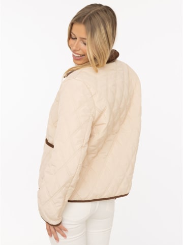 Zwillingsherz Kurtka pikowana "Classic" w kolorze kremowym