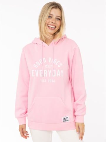 Zwillingsherz Hoodie "Everyday" in Rosa
