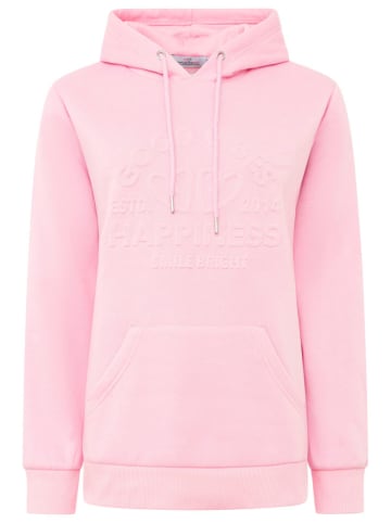 Zwillingsherz Hoodie "Happiness Vibes" lichtroze