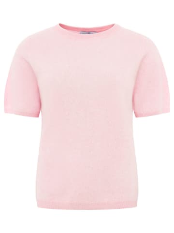 Zwillingsherz Kaszmirowy sweter w kolorze jasnoróżowym