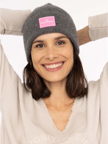 Zwillingsherz Mütze "Zwillingsherz" in Anthrazit