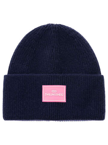 Zwillingsherz Mütze "Zwillingsherz" in Dunkelblau
