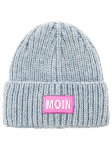 Zwillingsherz Mütze in Blau