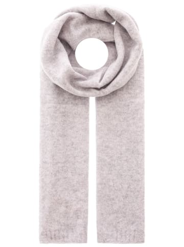 Zwillingsherz Kaschmir-Schal in Hellgrau - (L)180 x (B)28 cm