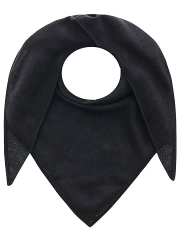 Zwillingsherz Kasjmieren driehoekige doek zwart - (L)175 x (B)120 cm