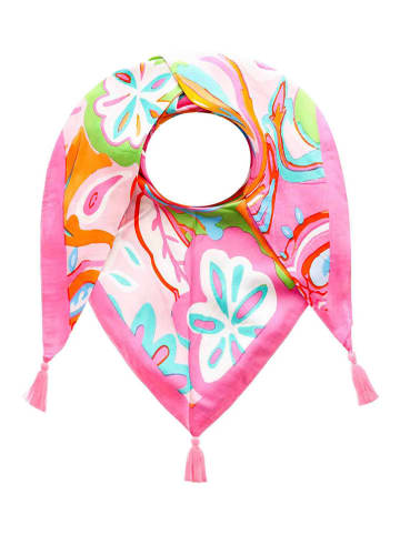 Zwillingsherz Driehoekige doek "Kleurig Patroon" meerkleurig - (L)200 x (B)100 cm