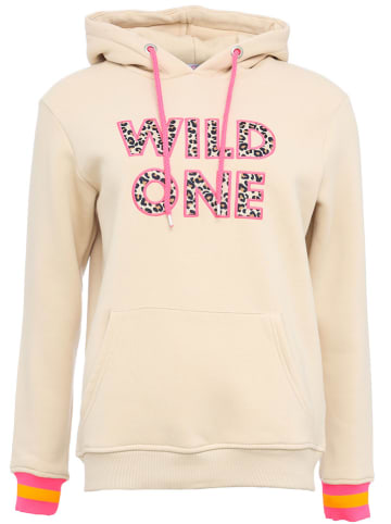 Zwillingsherz Hoodie "Dorota" in Beige