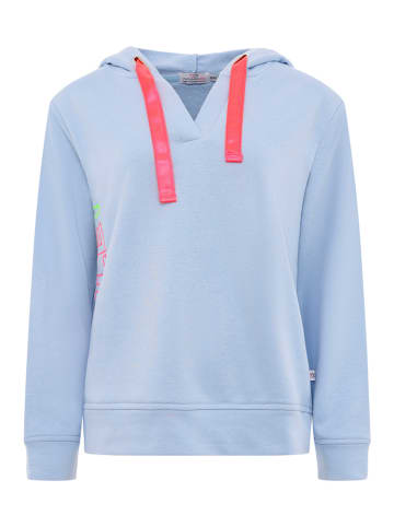 Zwillingsherz Bluza "Smile" w kolorze błękitnym