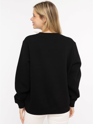 Zwillingsherz Sweatshirt "Romy" in Schwarz