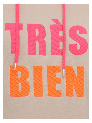 Zwillingsherz Hoodie "Keira" in Beige