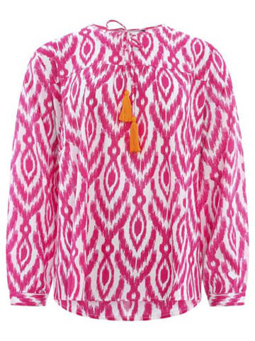 Zwillingsherz Bluse "Aquarell Ovale" in Pink