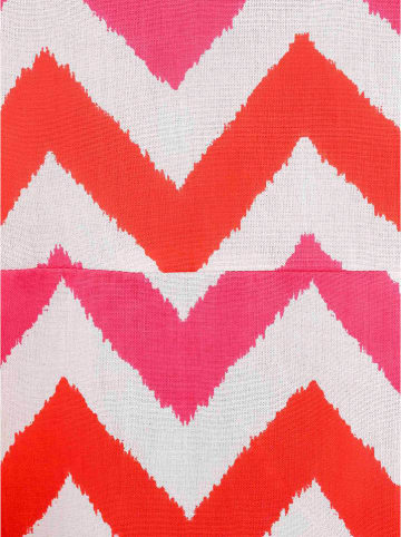 Zwillingsherz Jurk "Zick-Zack" rood/roze