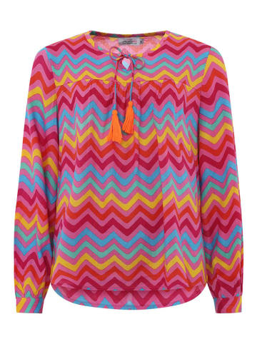 Zwillingsherz Bluse "Bunte Wellen" in Bunt