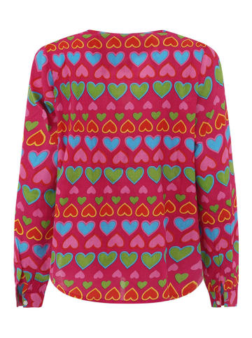 Zwillingsherz Blouse "Herz & Traum" meerkleurig