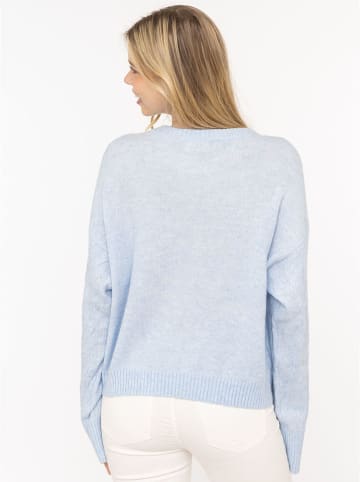 Zwillingsherz Pullover in Hellblau