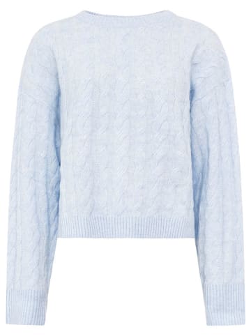 Zwillingsherz Trui lichtblauw