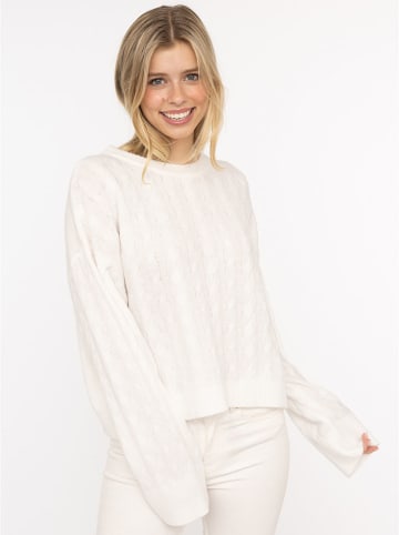 Zwillingsherz Pullover in Creme