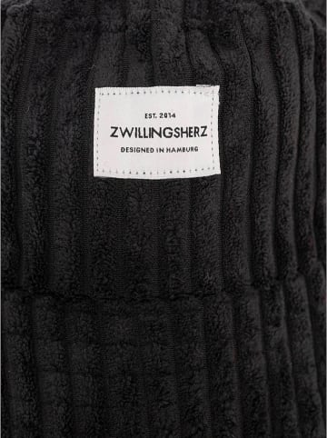 Zwillingsherz Hut in Anthrazit