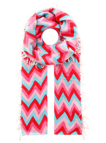 Zwillingsherz Szal ze wzorem - 190 x 75 cm