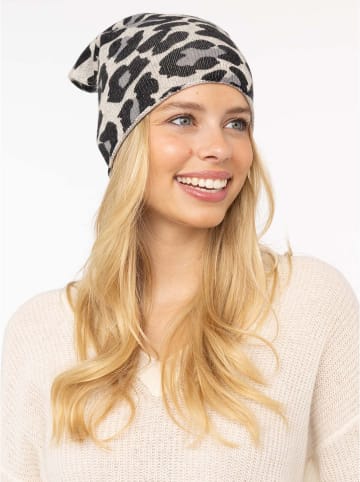 Zwillingsherz Kaszmirowa czapka beanie w kolorze beżowym