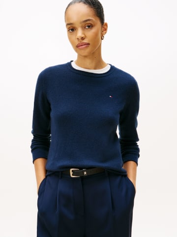 Tommy Hilfiger Wollen trui donkerblauw