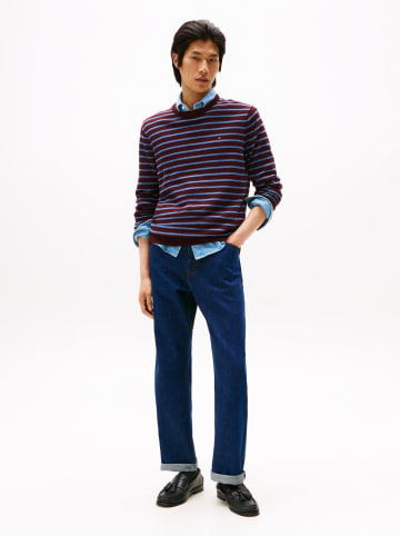 Tommy Hilfiger Trui bordeaux/lichtblauw