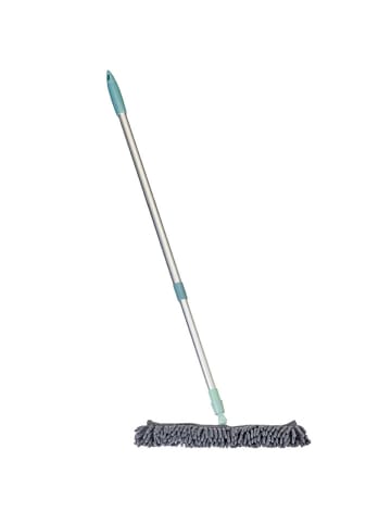 Vigar Mop w kolorze srebrno-błękitnym z mikrofibry - 37 x 139 cm