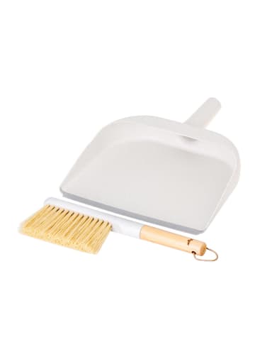 Vigar 2-delige set: stoffer en blik wit