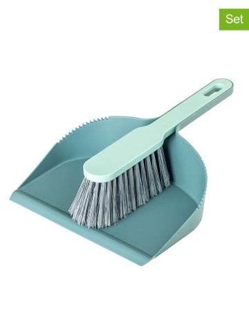 Vigar 2-delige set: stoffer en blik groen/turquoise