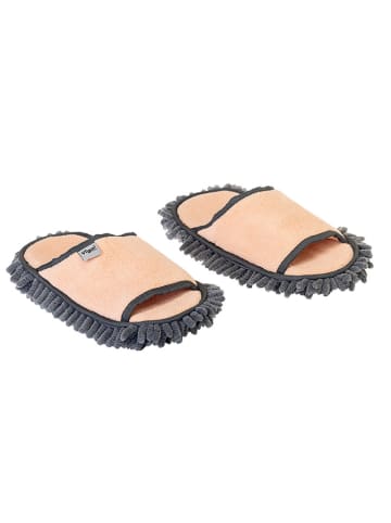Vigar Slippersy do sprzątania w kolorze brzoskwiniowym z mikrofibry