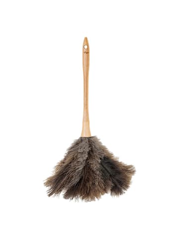 Vigar Feder-Staubwedel in Hellbraun/ Grau - (H)43 x Ø 18 cm