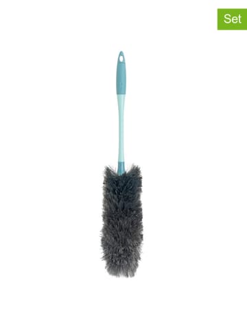 Vigar Miotełki do kurzu (2 szt.) w kolorze szaro-błękitnym - wys. 70 x Ø 14 cm