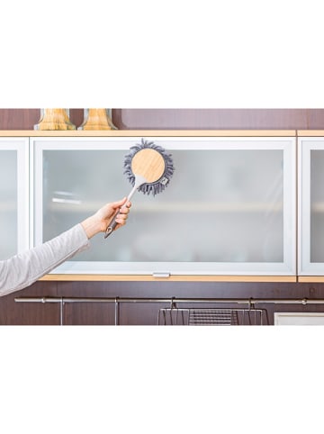 Vigar Miotełka do kurzu w kolorze jasnobrązowo-szarym z mikrofibry - 18 x 36 cm