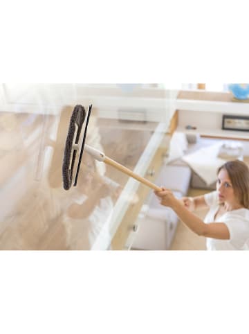 Vigar 2tlg. Set: Fensterwischer in Weiß/ Grau