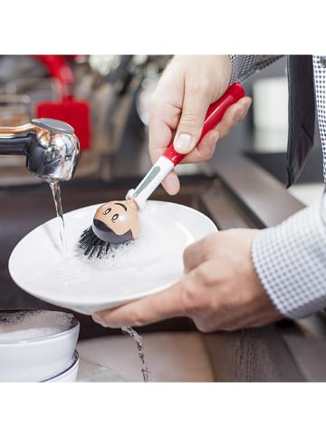 Vigar Szczotki (2 szt.) w kolorze błękitno-czerwonym do zmywania - wys. 26,5 cm