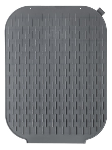 Vigar Silicone afdruipmat "Rengø" grijs - (L)43 x (B)33 cm