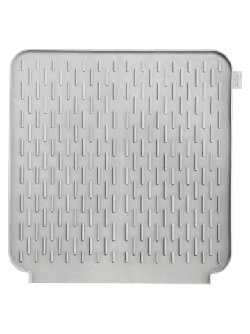 Vigar Silicone afdruipmat "Rengø" grijs - (L)32,5 x (B)31,5 cm