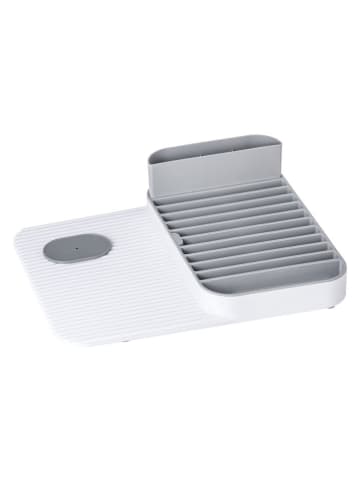 Vigar Afdruiprek "Rengø'' wit/grijs - (B)42,5 x (H)12 x (D)34,5 cm