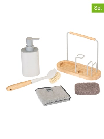 Vigar 5-delige set: afwasorganizer "Zeroline" wit