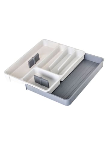 Vigar Besteck-Organizer ''Rengø'' in Weiß/ Grau - (B)54 x (H)5,5 x (T)38 cm