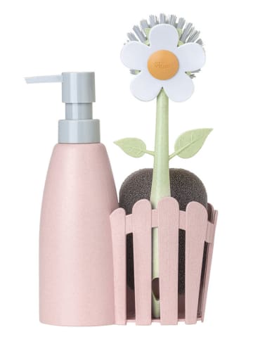 Vigar 3-częściowy organizer "Florganic" w kolorze jasnoróżowym